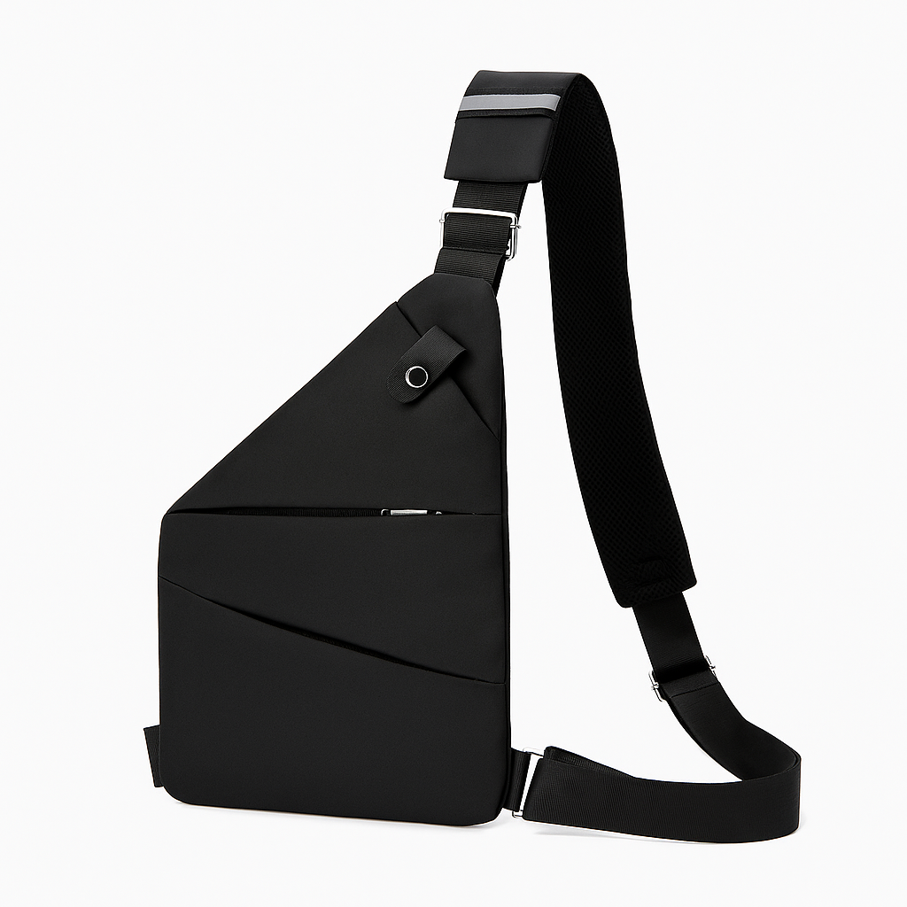 Stilig anti-tyveri crossbody veske i moderne design, gir sikkerhet og komfort på farten.