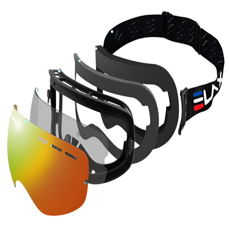 Allsidige unisex antidugg skibriller, egnet for både ski og snowboard, med solid UV-beskyttelse.