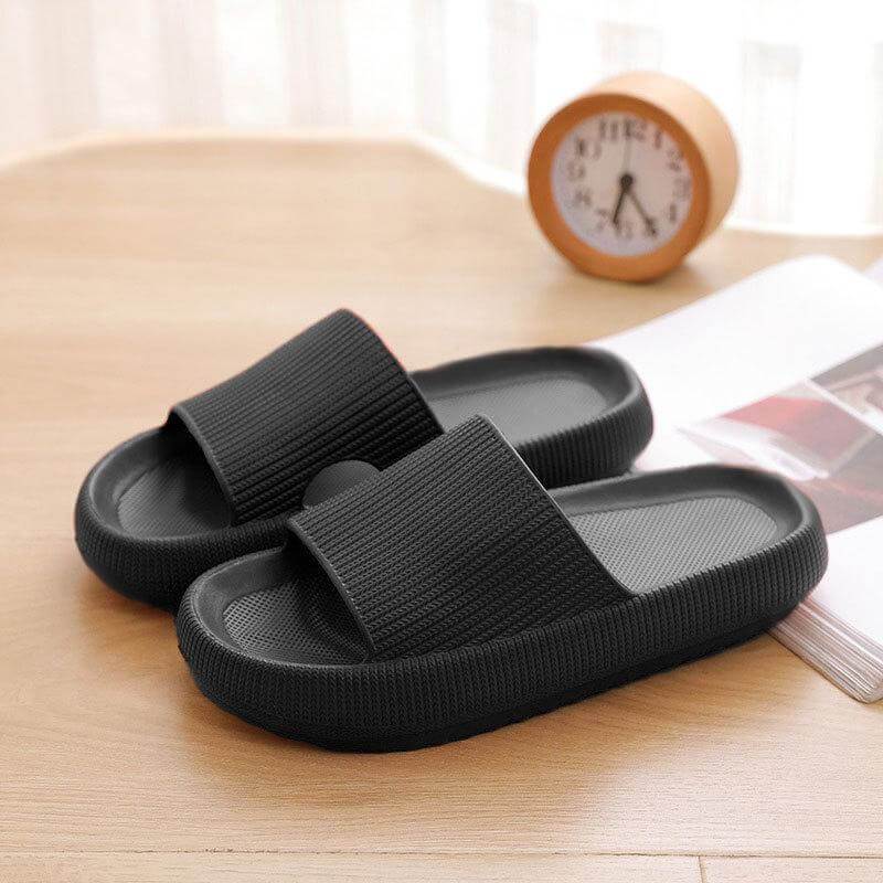 Unisex bequeme Badesandalen, dicke Sohle, schnelltrocknend, Anti-Rutsch, viele Farben