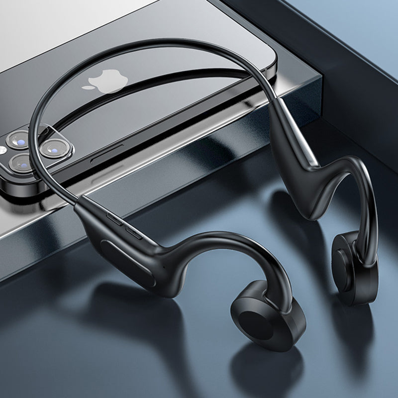 Benledning Bluetooth hodetelefoner i elegant design, klar for daglig bruk, unisex.