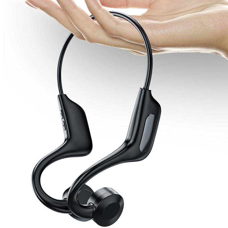 Unisex benledning headset med lang batterilevetid, perfekt for aktive dager.