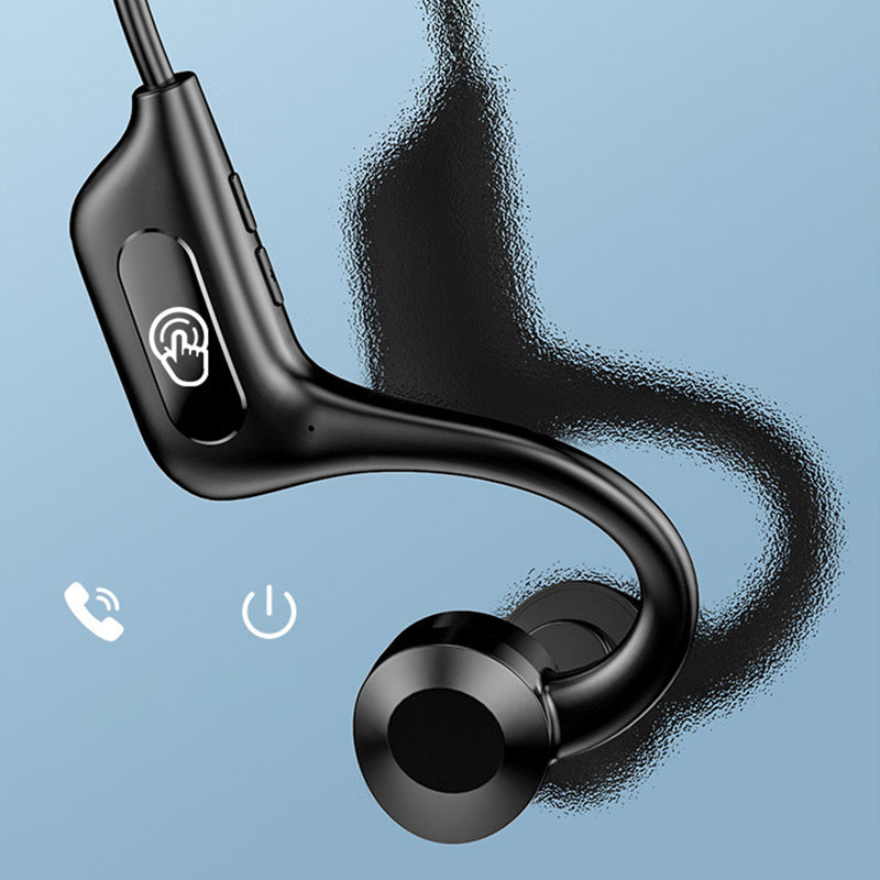 Svettesikre trådløse hodetelefoner med benledning, for intens trening, unisex.