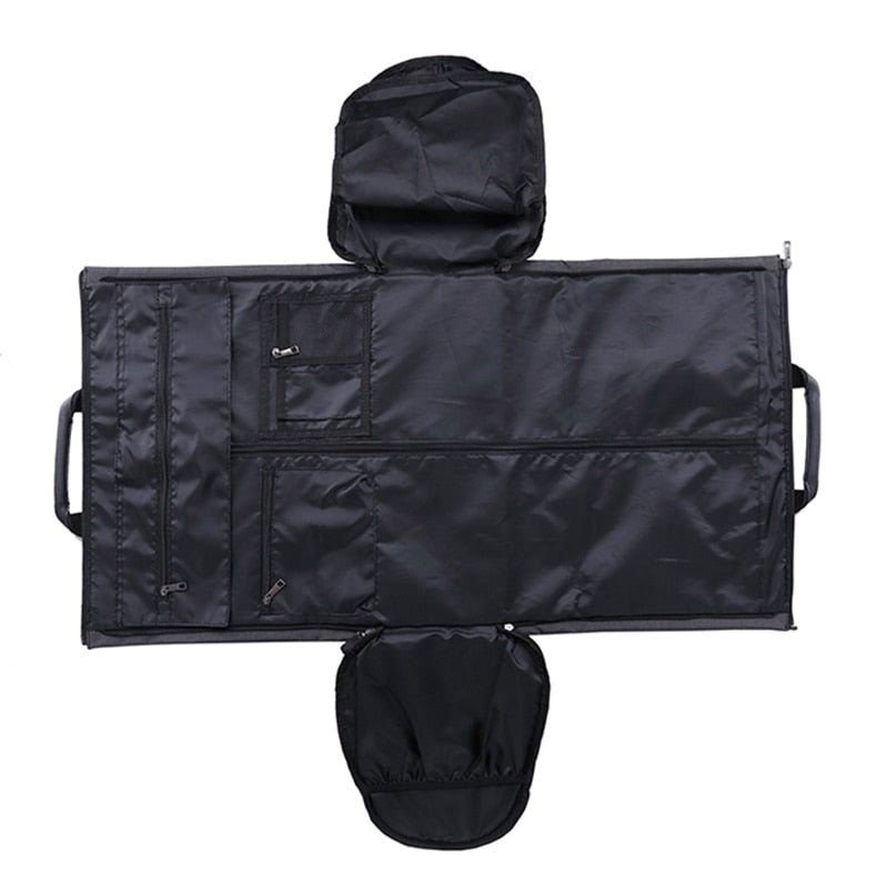 Slitesterk og stilfull grå reisebag. Vanntett dufflebag for unisex, perfekt for all bagasje.