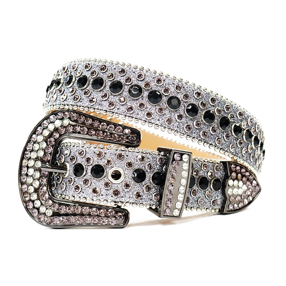 Trendy unisex diamantbelte, et allsidig tilbehør for moteentusiaster.