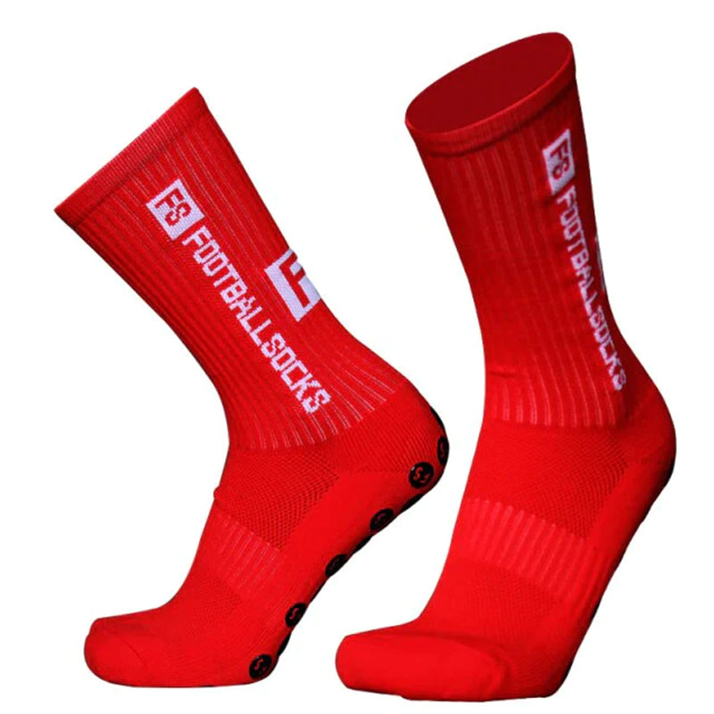 Perfekte unisex fotballsokker med sklisikker grep, forbedrer akselerasjon og vendinger på banen.