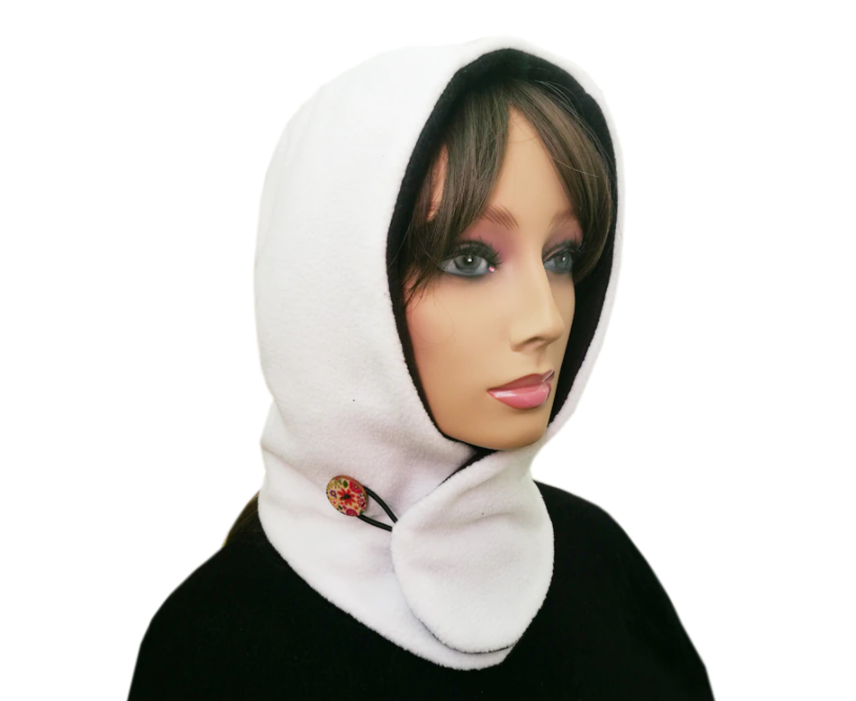 Vinterklar unisex balaclava. Hetteskjerf og varm lue med justerbar passform for optimal beskyttelse.