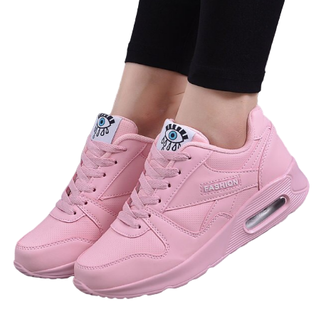 Unisex komfortable løpesko, pustende og lettvekt sneakers for trening, sport og fritid.