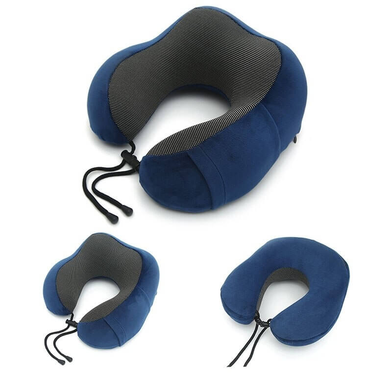 Opplev avslappende reiser med denne ergonomiske memory foam nakkeputen. Perfekt for all transport.