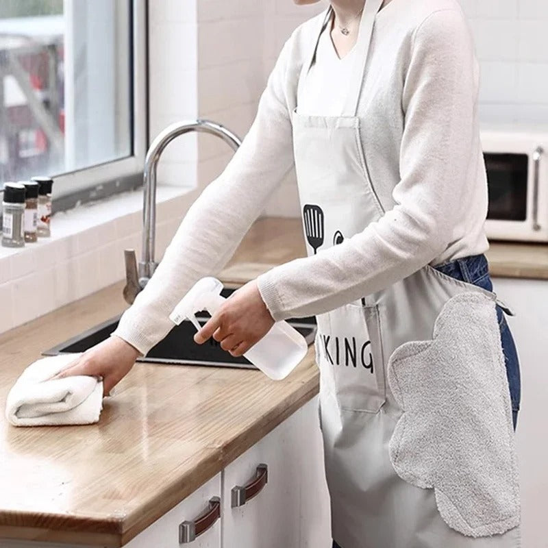 Matlagingsforkle for grilling og baking. Unisex, oljebestandig beskyttelse for hjemmekokken.