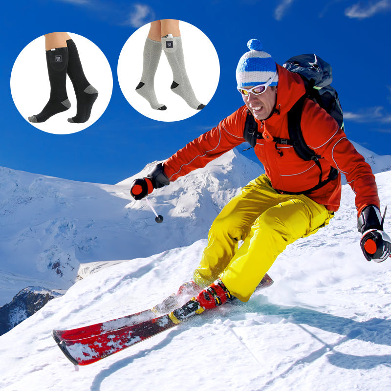 Komfortable varmesokker for menn og kvinner, ideelle for ski, jakt og utendørs bruk i kulde.