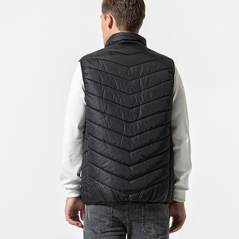 Vinterklar unisex vest, med innebygd varme for de kaldeste dagene.