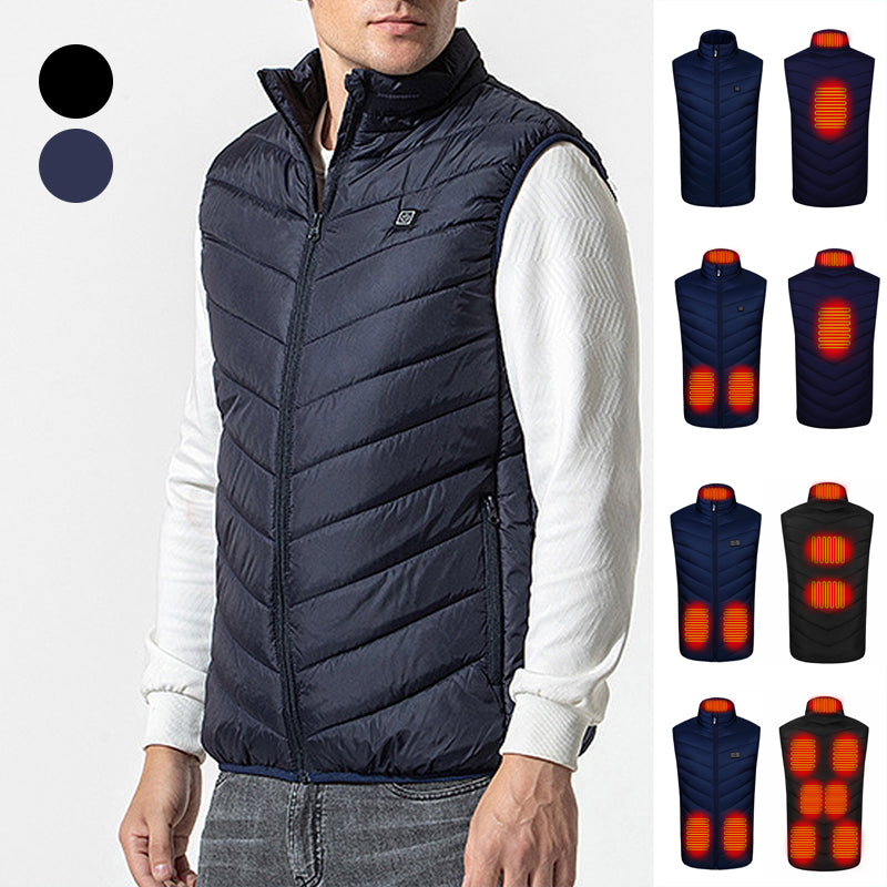 Essensiell unisex oppvarmet vest, en gave som varmer i vintermånedene.