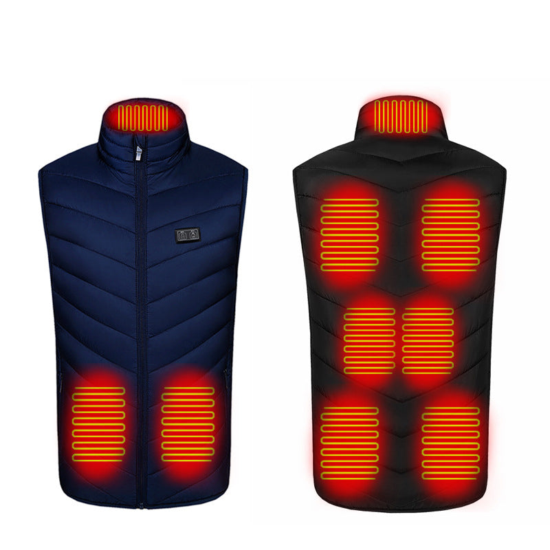 Allsidig oppvarmet vest, unisex design for jobb, fritid og utendørs opplevelser.
