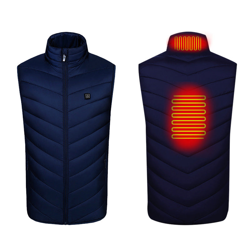 Unisex vest med varme, designet for å bekjempe vinterkulden effektivt.