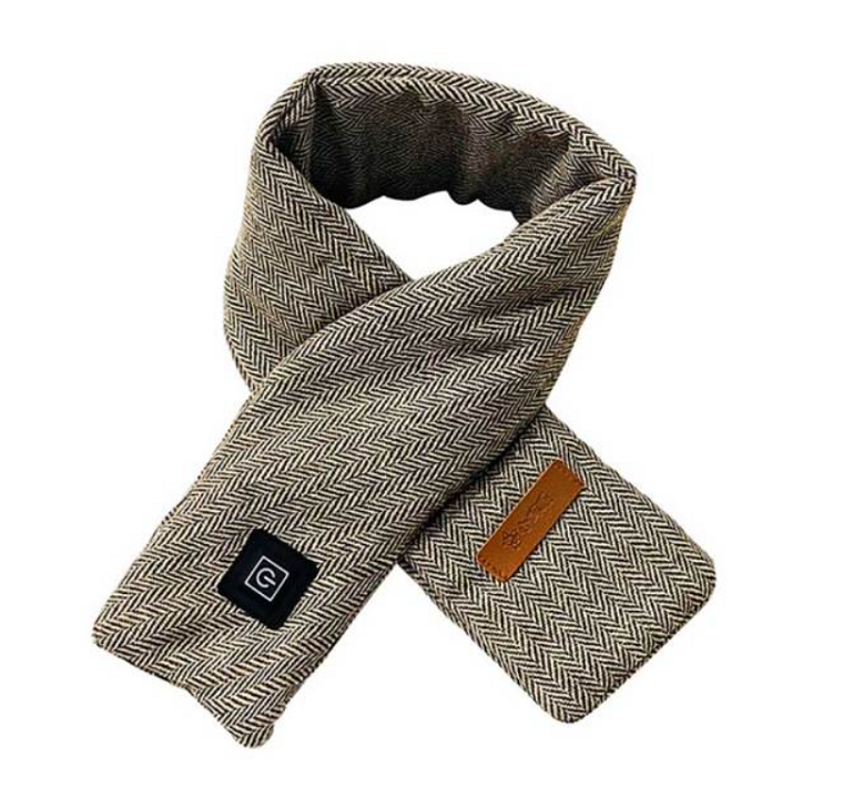 Perfekt gave: Unisex oppvarmet skjerf for utendørsaktiviteter. Gir langvarig varme og komfort hele vinteren.