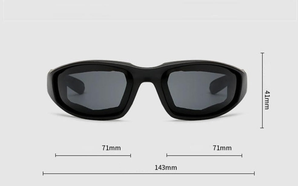 Fotokromatiske briller for motorsyklister: UV-beskyttelse, klar sikt og stilig design for unisex-brukere