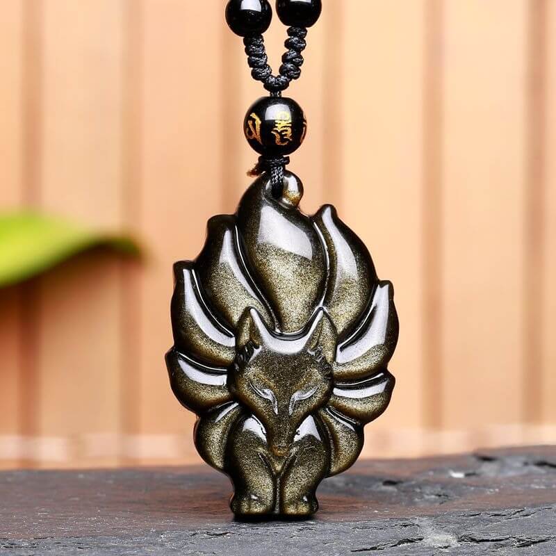 Kraftfull Reveånd amulett som gir beskyttelse, lykke og visdom. Unisex spirituelt smykke.