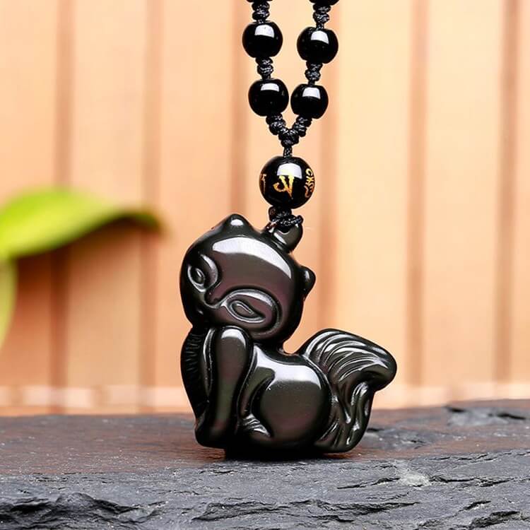 Stilren unisex Reveånd amulett. Spirituelt smykke for beskyttelse, visdom og lykke. Flott gaveidé.