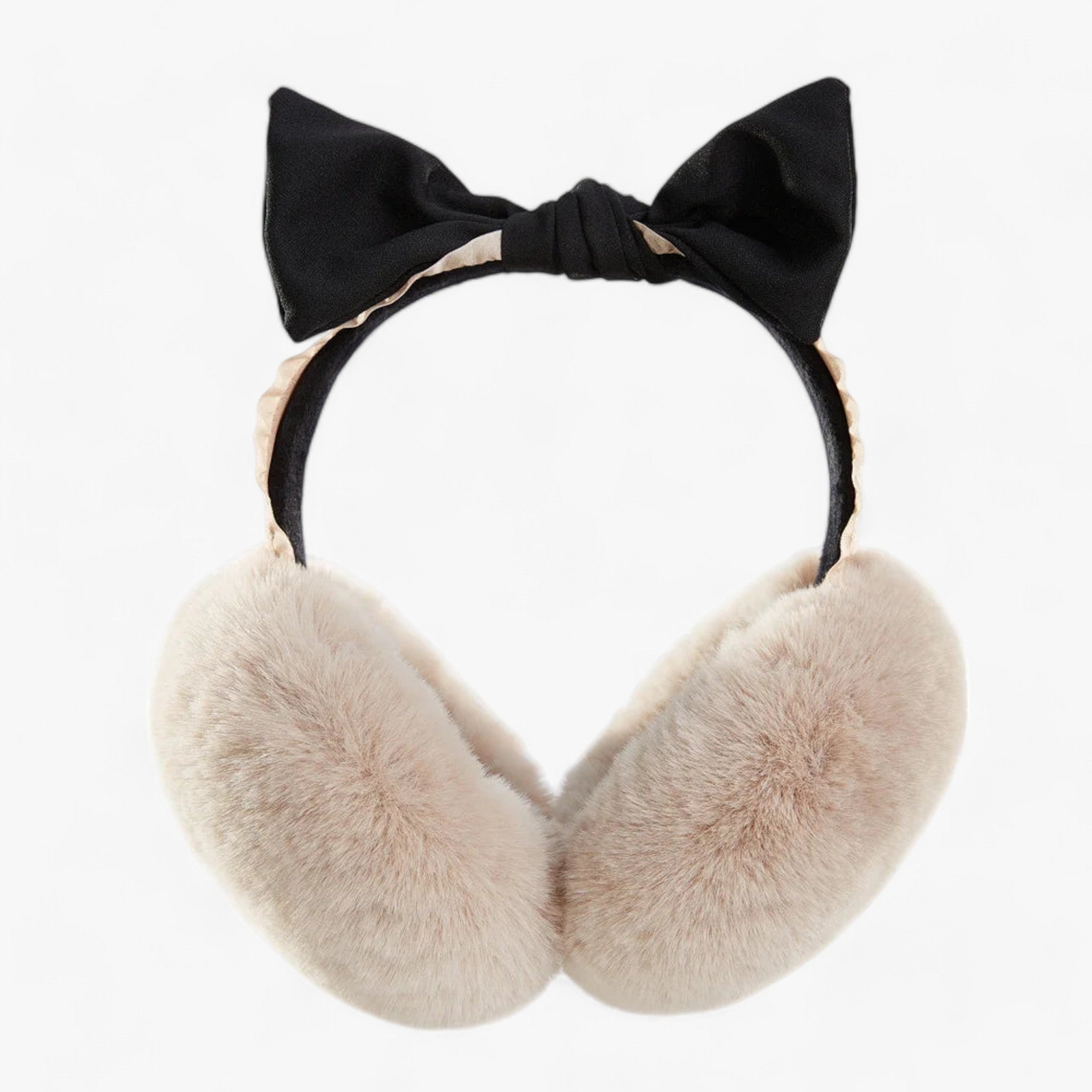 Gi ørene komfort med disse sammenleggbare fuskepels ørevarmerne, unisex modell.