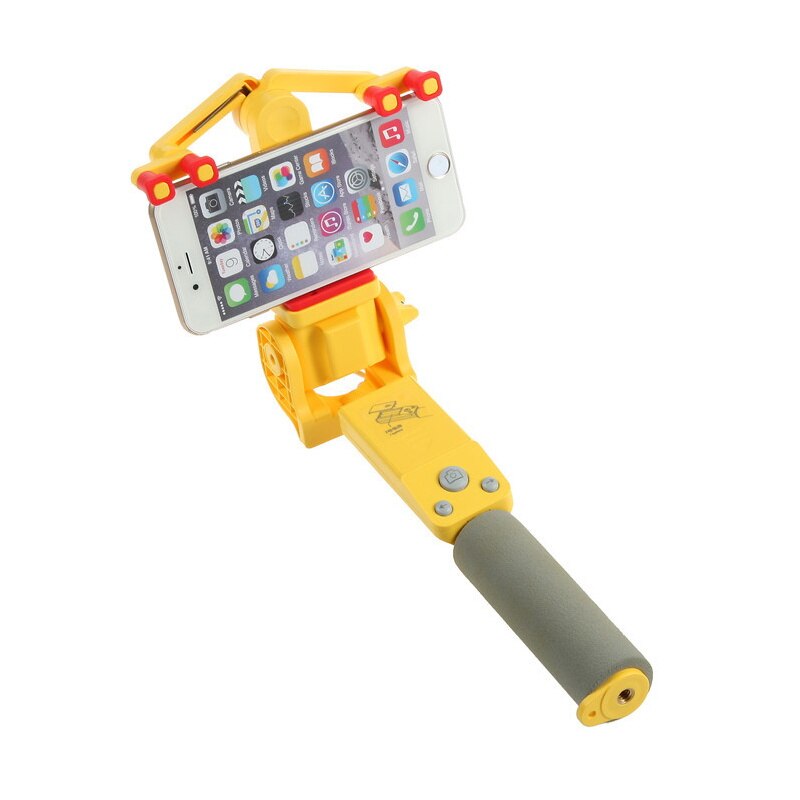 Smarttelefontilbehør: 360° roterende selfie-pinne med Bluetooth-fjernkontroll for foto/video.