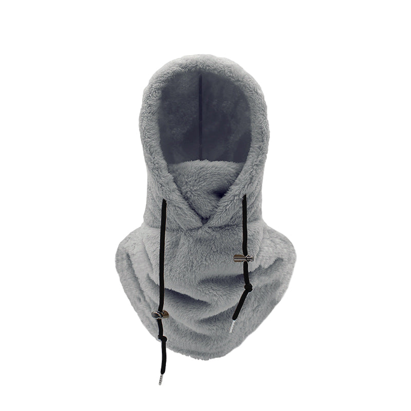 Varm unisex skimaske i sherpa-design, perfekt hodeplagg for ski.