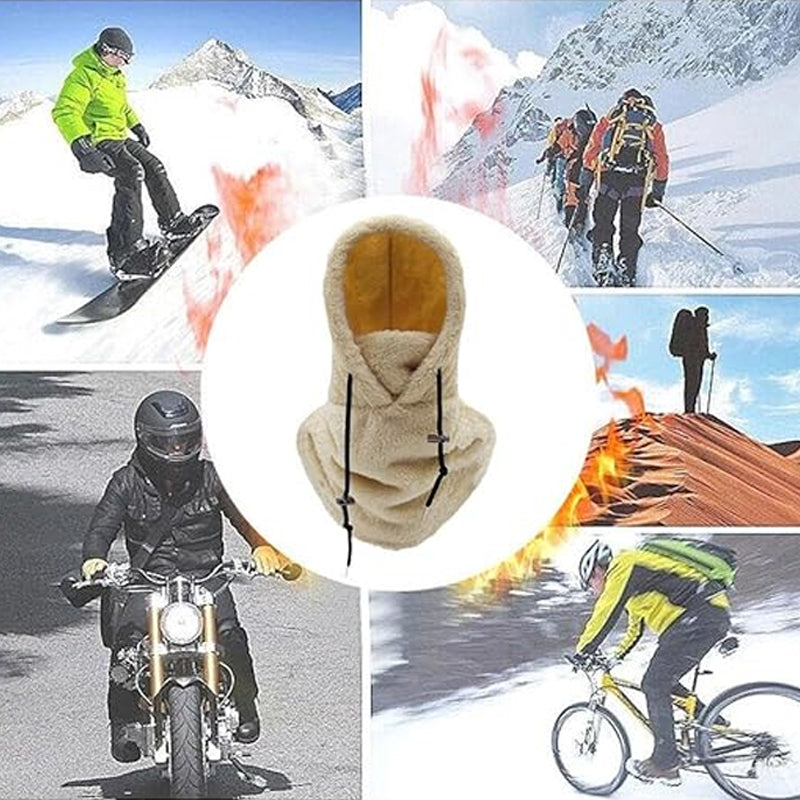 Kuldebeskyttelse: Unisex sherpa skimaske for ski og alle vintersport.