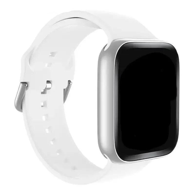 Moderne smartklokke med elegant design og intuitive funksjoner, ideell som daglig klokke og sportsklokke.