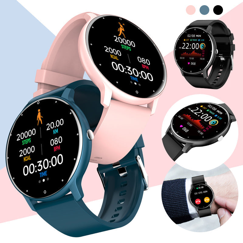 Unisex smartklokke lades, klar for helsesporing, aktivitet og teknologi-drevet hverdagsbruk.
