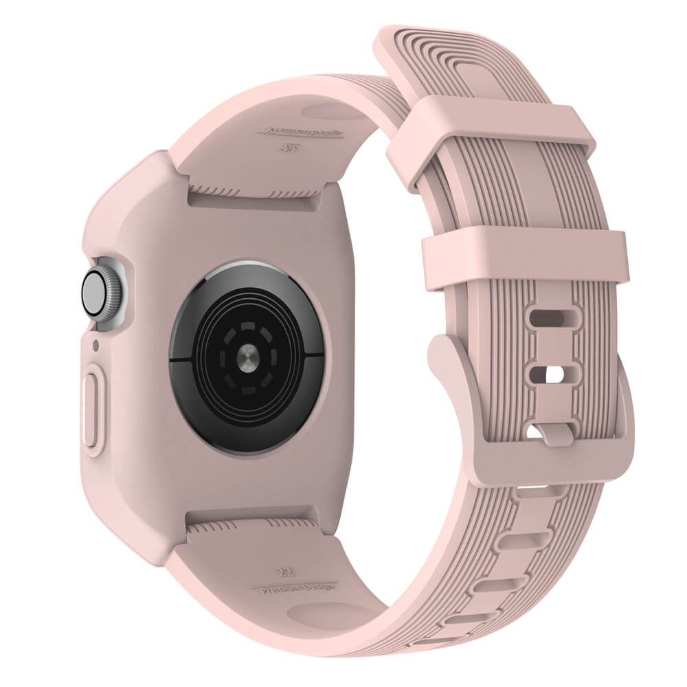 Smartklokke beskyttelsesrem og deksel, støtsikker silikon, 44mm. Unisex modell.