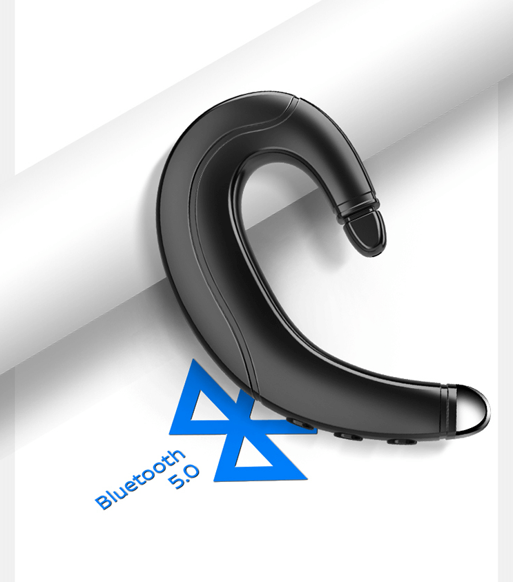 Komfortable sportshodetelefoner med beinledning, sikker passform for aktivitet og Bluetooth-tilkobling.