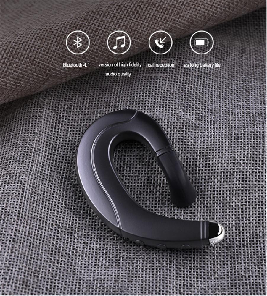 Hold deg aktiv med trådløst beinledningshodesett. Perfekt for trening og musikk, åpent øre design, unisex.
