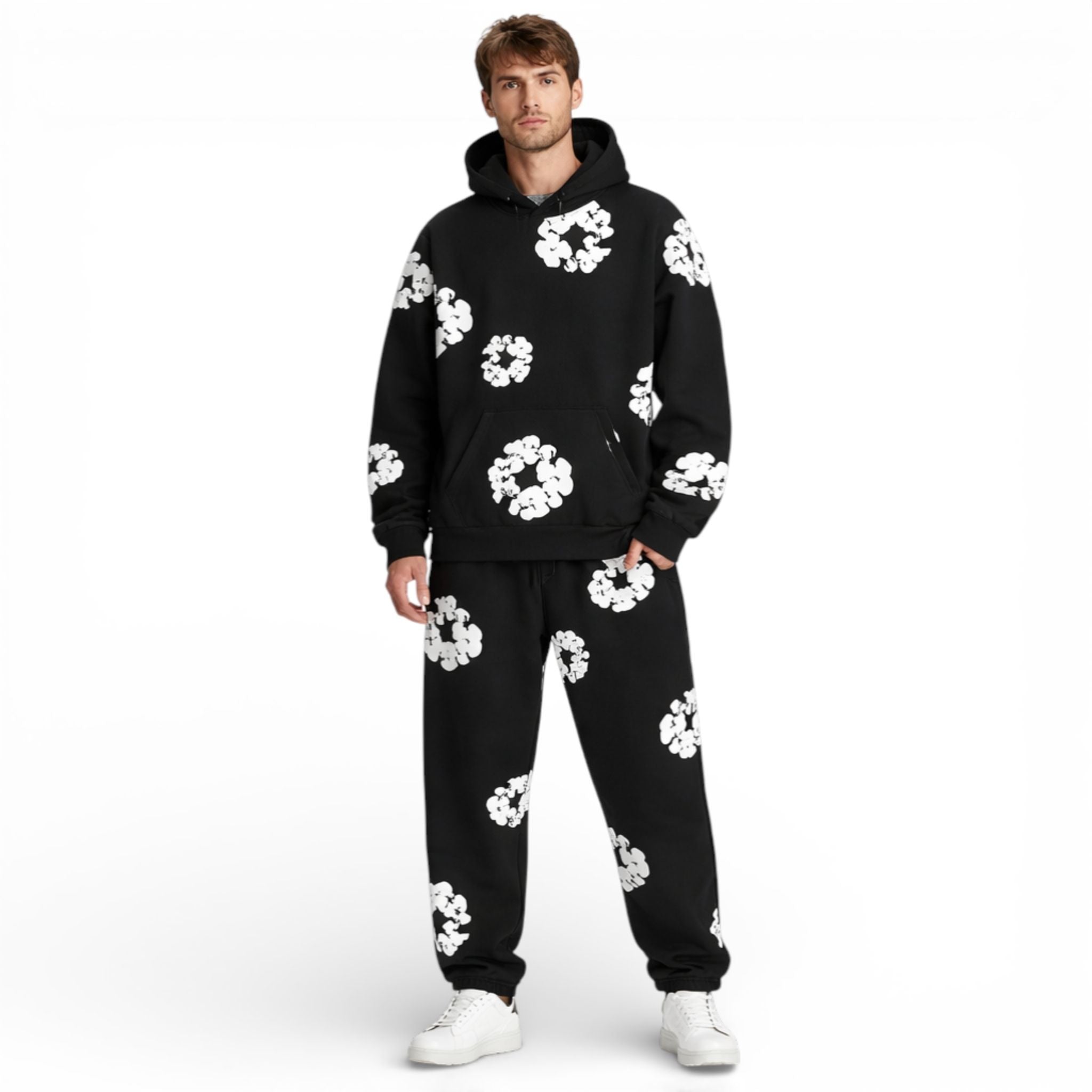 Allsidig unisex treningsdress sett, perfekt for hverdag, avslapping og sporty høststil. Komfortklær.
