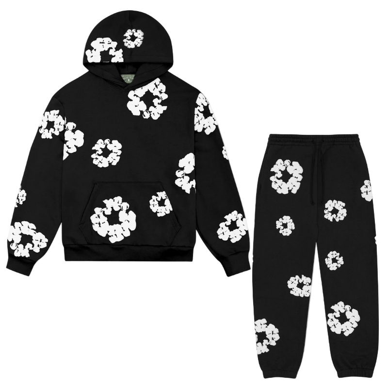 Trendy unisex treningsdress sett for avslappet og komfortabel høststil. Hettegenser og joggebukse inkludert.