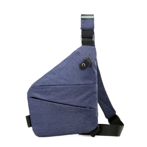 Ergonomisk unisex skulderveske med justerbar stropp, behagelig passform for hverdag og reise.