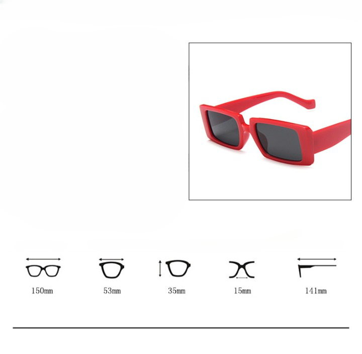 Mann trägt Unisex Vintage Rechteckige Sonnenbrille, stilvolles Mode-Statement