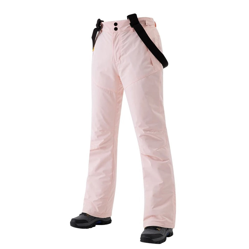 Varm og vindtett unisex snøbukse med suspensorer. Optimal for alpine eventyr & langrenn.