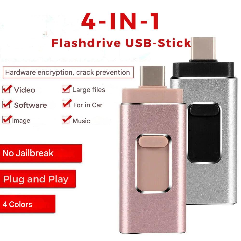 Slitesterk USB flashdrive i metall for sikker mobillagring. Rask dataoverføring, universell kompatibilitet.