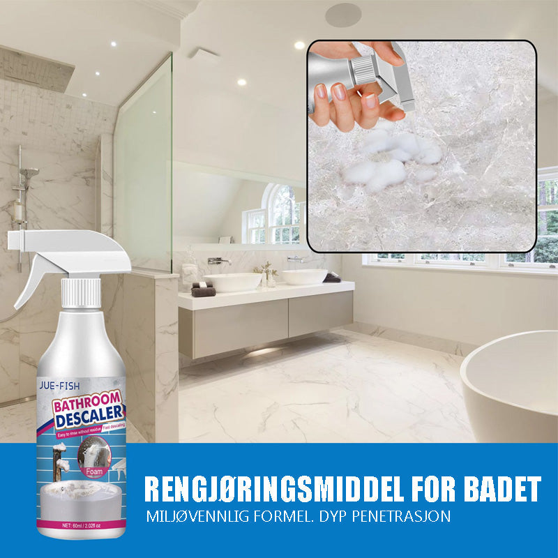 Nærbilde av rengjort flis etter bruk av universal rengjøringsmiddel. Skinnende rent og hygienisk.
