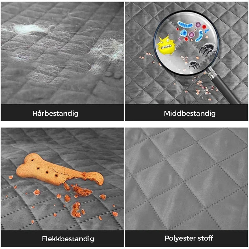 Mykt og slitesterkt polyester hvilestoltrekk, universelt design for optimal beskyttelse og komfort.