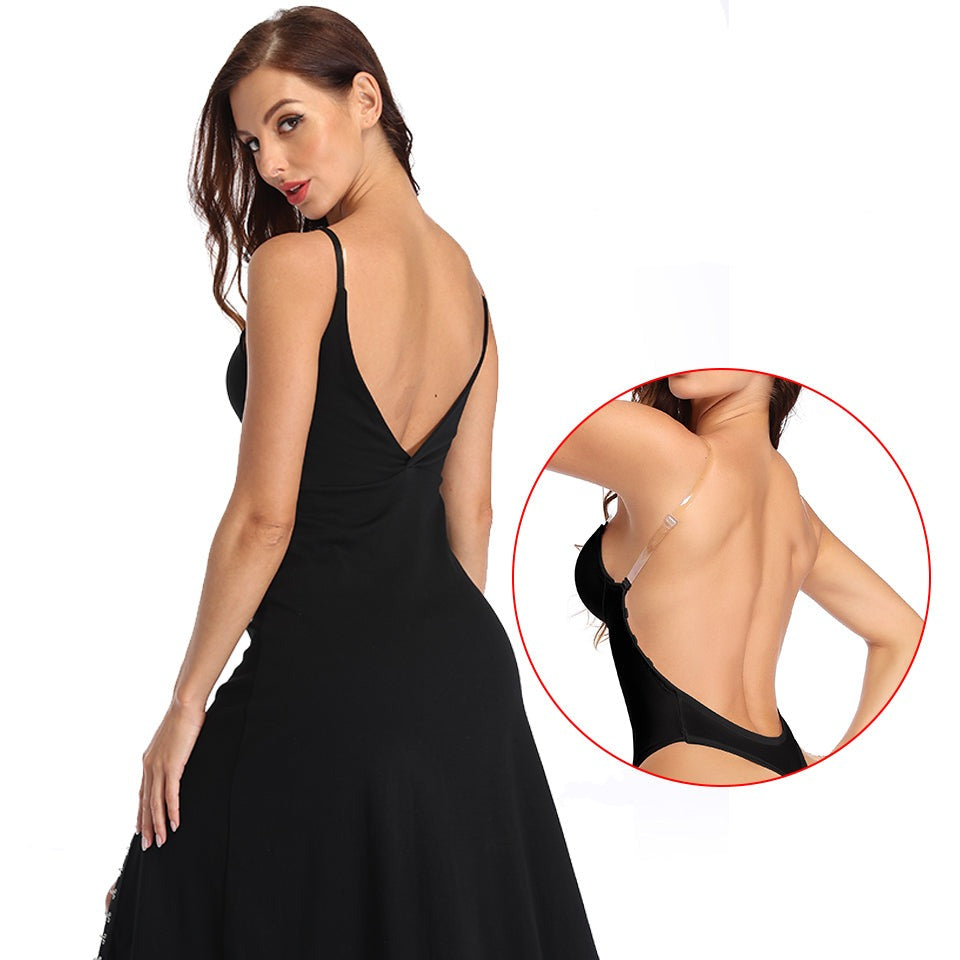 Usynlig shapewear body for kvinner, perfekt for en glatt silhuett under kjoler, festantrekk og topper.