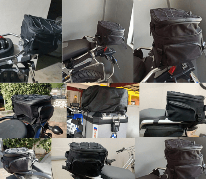 Vanntett motorsykkelbag i svart, gir optimal beskyttelse for eiendeler under MC-turer.
