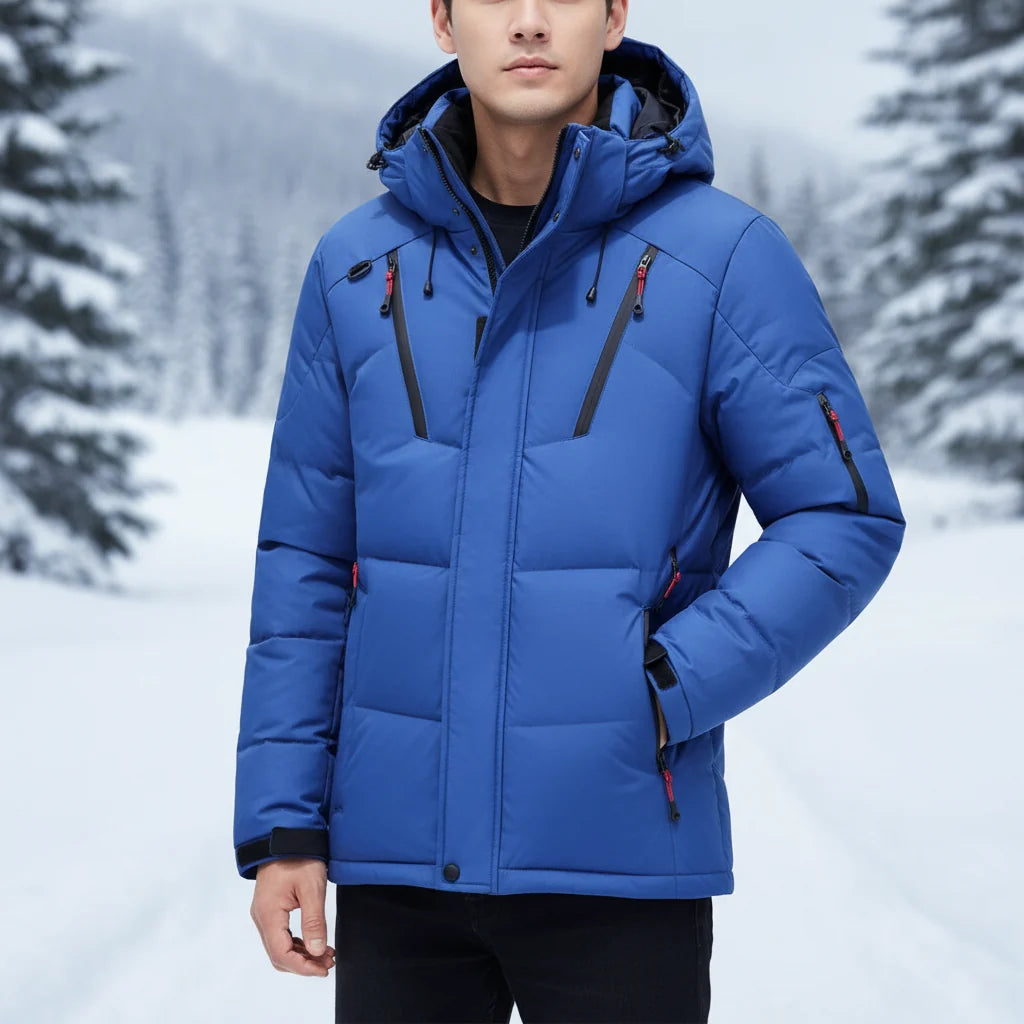Varm unisex dunjakke, stilfull og komfortabel vinterjakke for dame og herre. Perfekt ytterjakke.