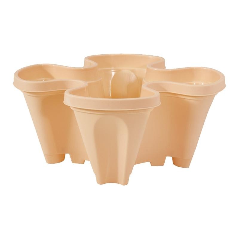 Jordbærplantere flerlags, stablebar, optimal ventilasjon for sunne planter