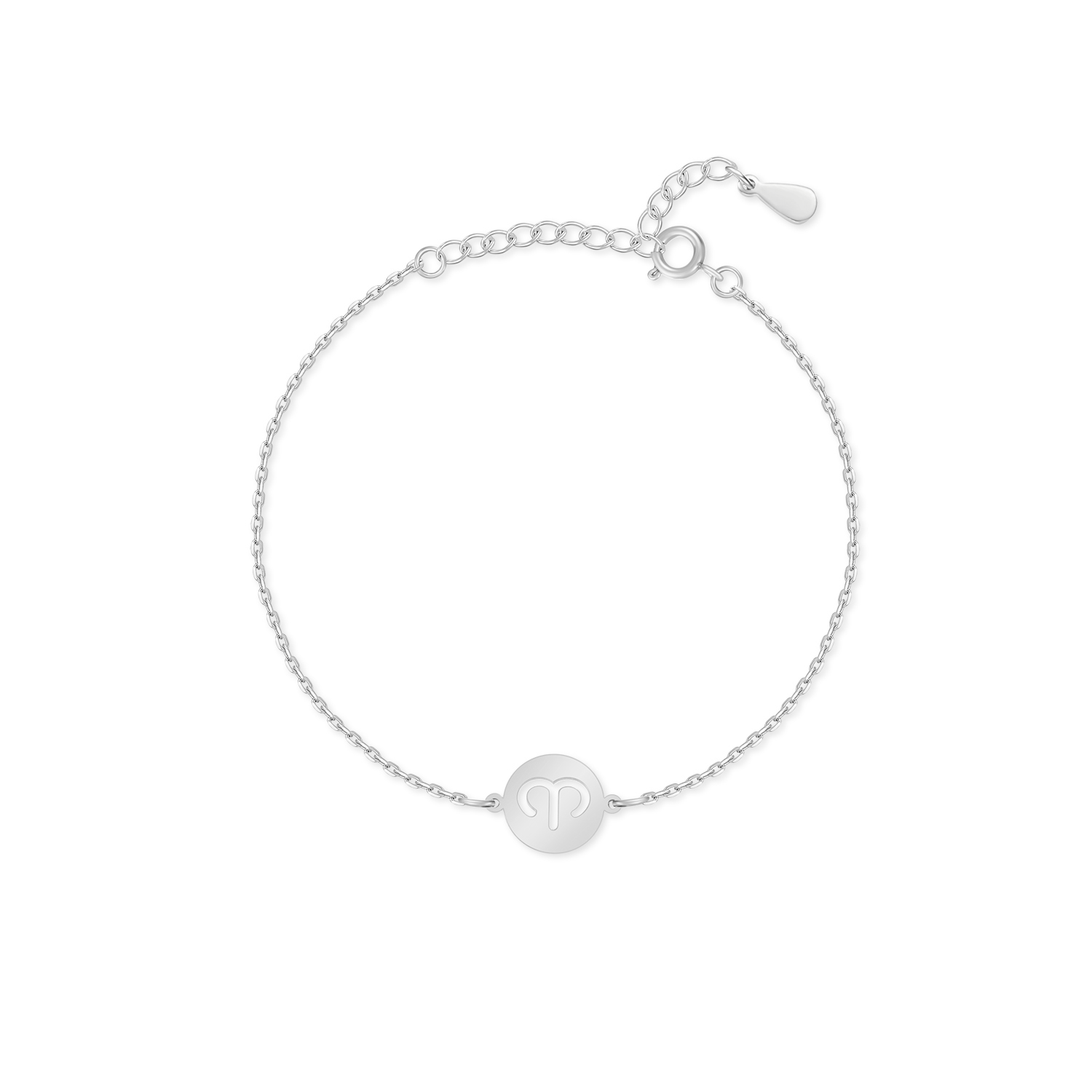 Moderne sølv armbånd for kvinner, med Jomfruen stjernetegn.