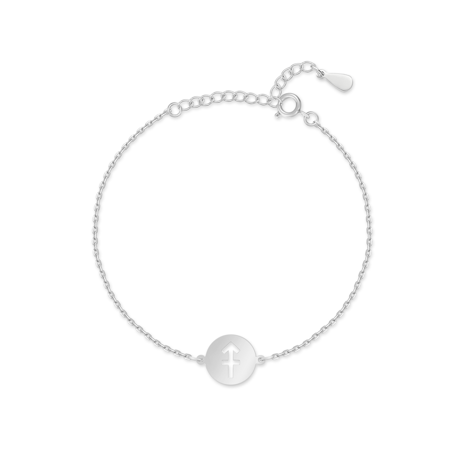 Elegant gullbelagt armbånd med Vannmannen stjernetegn, personlig smykke.
