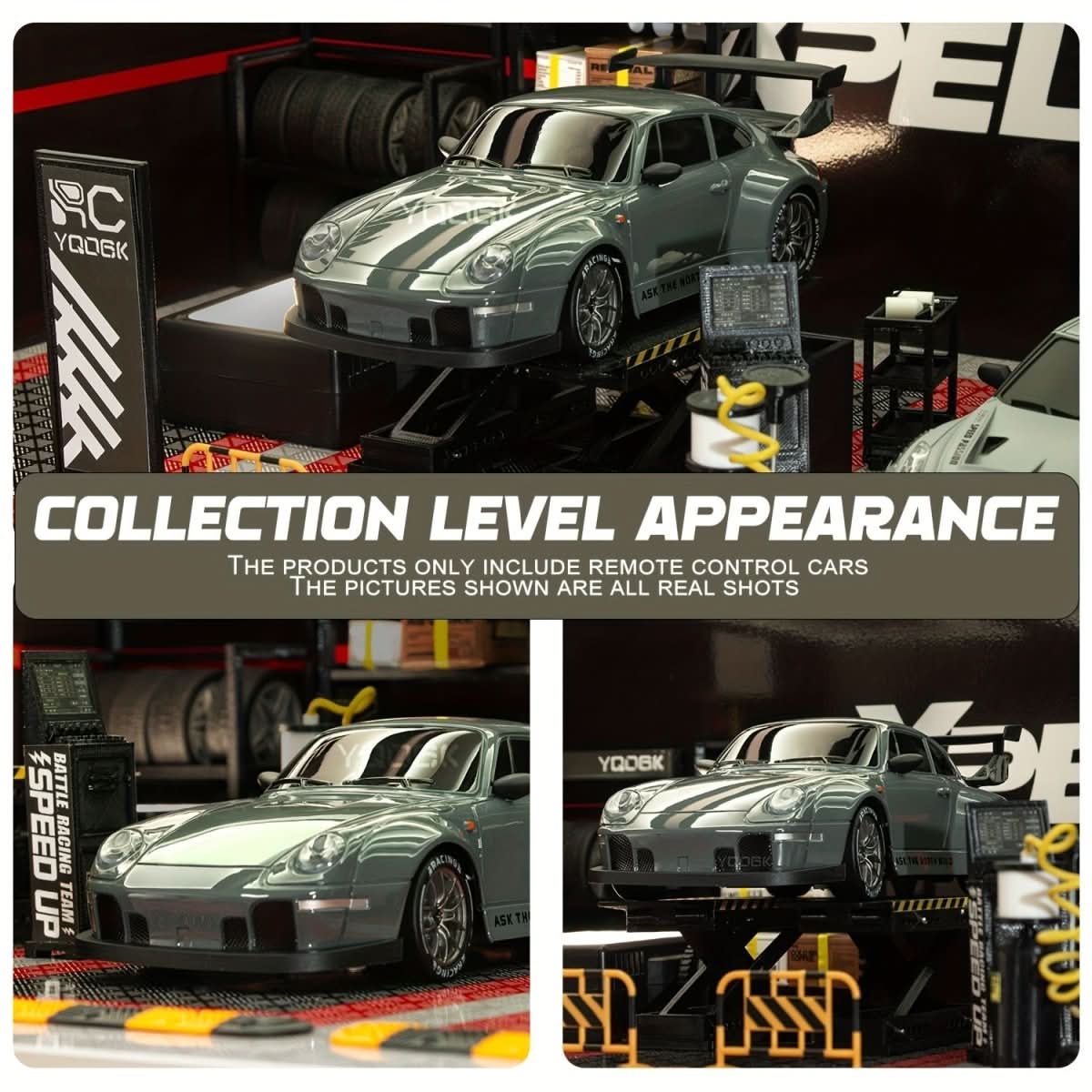 "1:24 RC Auto mit 4WD, beeindruckende LED-Räder, dynamisches Drift-Design, ideal für Kinder, Spielzeugfahrzeug"