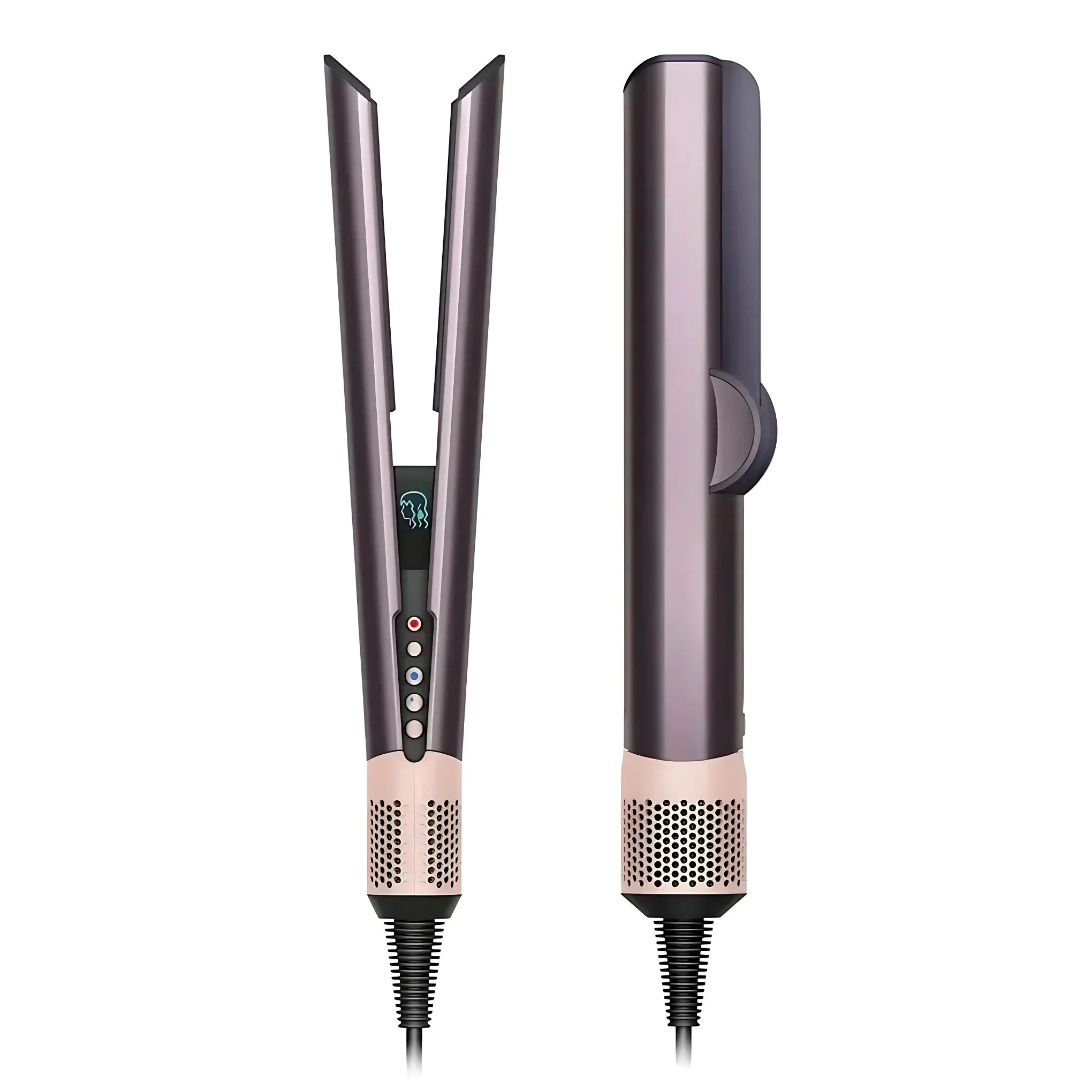 "2-in-1 Glätteisen & Föhn für vielseitiges Haarstyling, kompaktes Design, ideal für Reisen, in mehreren Farben erhältlich"