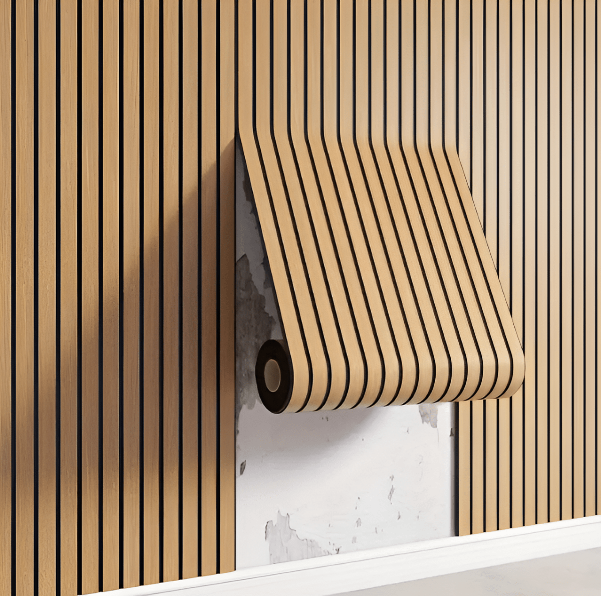 3D Akupanel, selvklebende trepaneler for elegant veggdesign