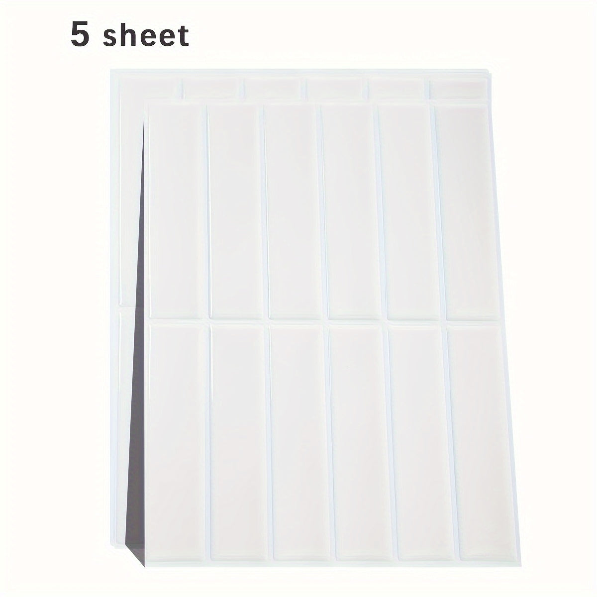 3D veggfliser med enkel stil. Minimalistisk og moderne veggdekor for et rent uttrykk.