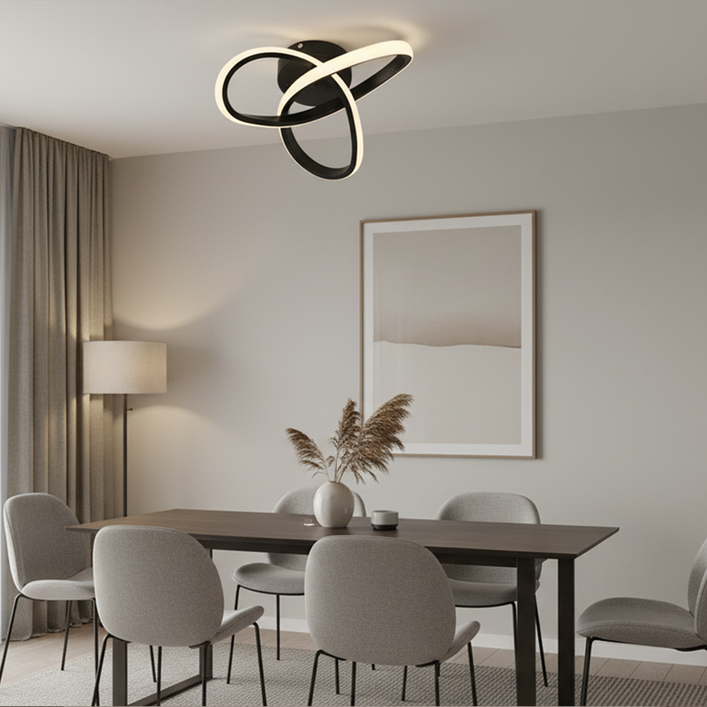 Moderne kunstnerisk LED taklampe